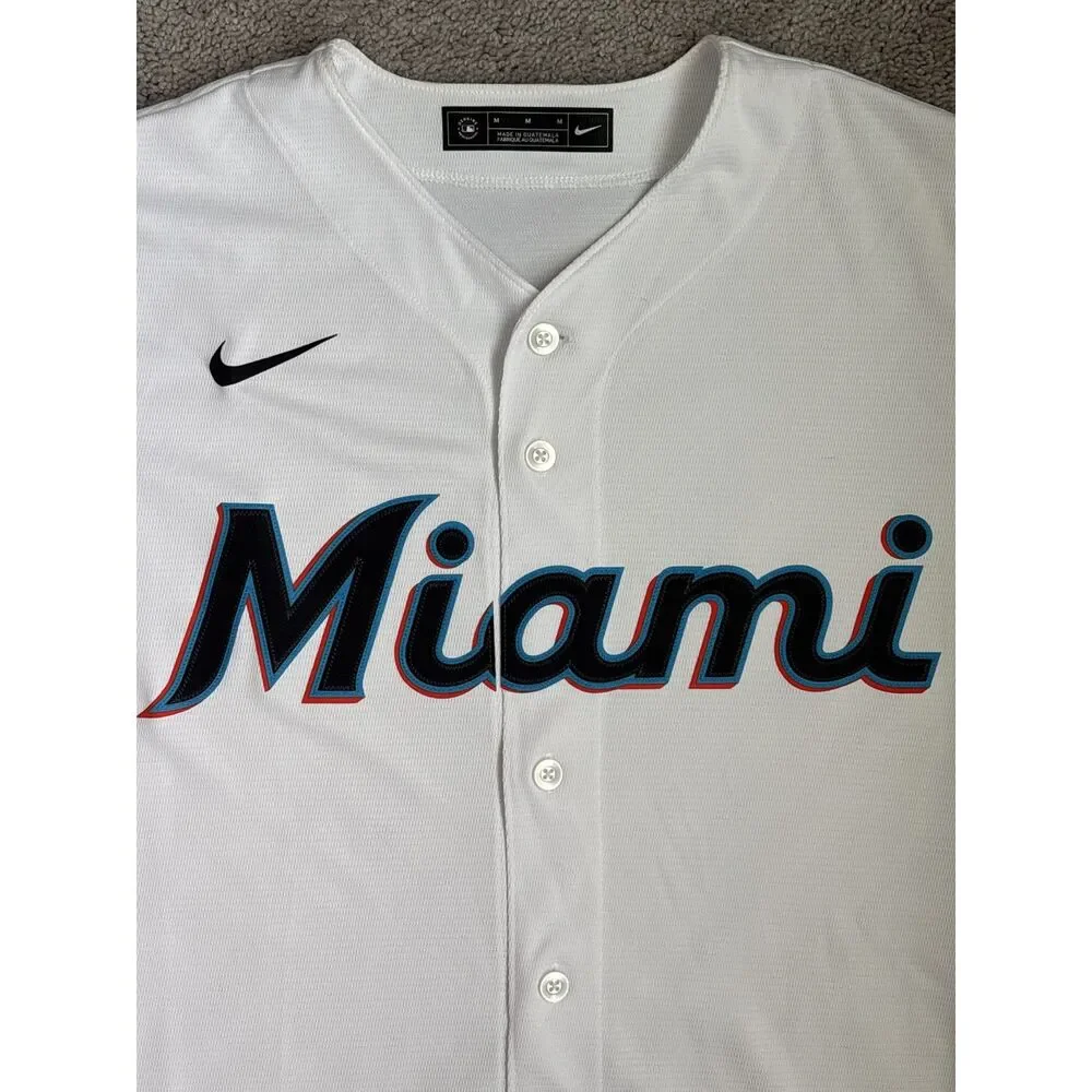 Nike Miami Marlins Baseball MLB Home Game Jersey-Size M